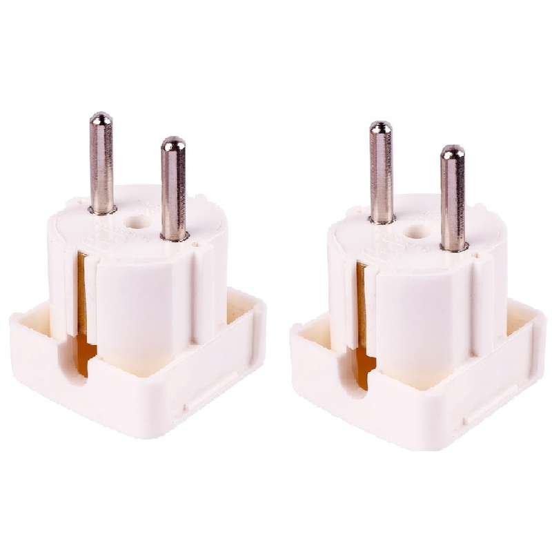 دوشاخه برق مدل ارت دار پلاتین off بسته 2 عددی