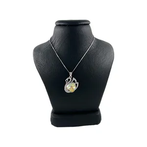گردنبند نقره زنانه سواروسکی مدل قو مدل Swan کد 300041