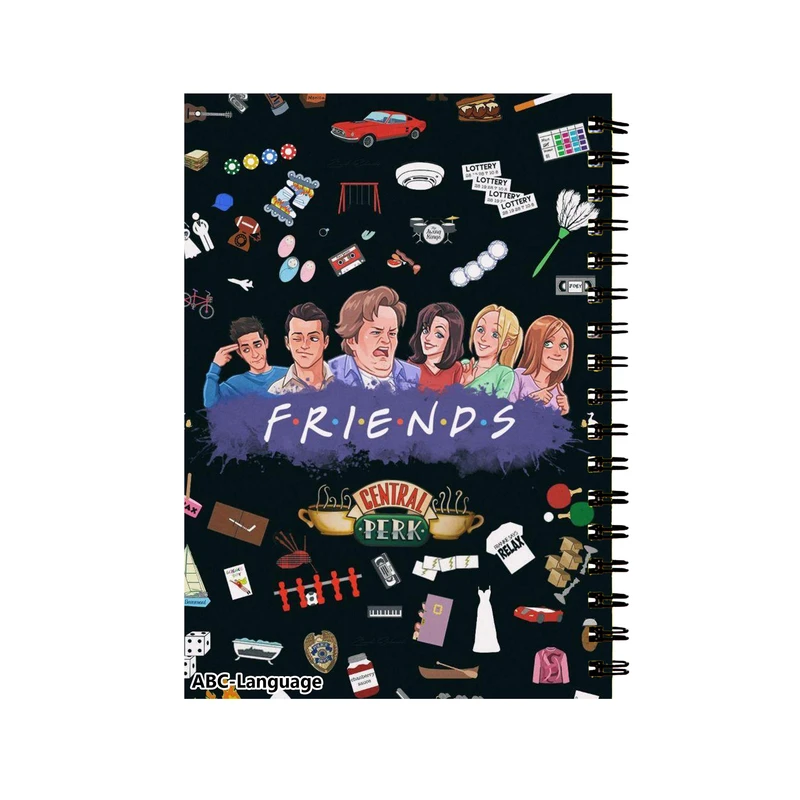 دفتر زبان طرح Friends کد DZ-926