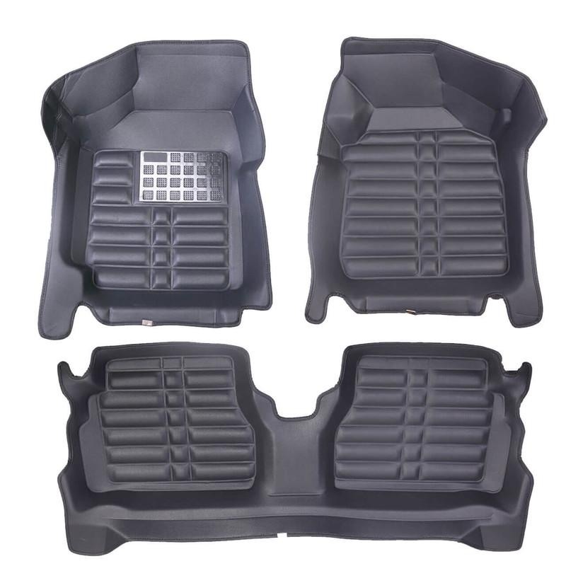 کفپوش پنج بعدی خودرو زرین فرش مدل A.M مناسب برای ساینا به همراه کفپوش صندوق خودرو