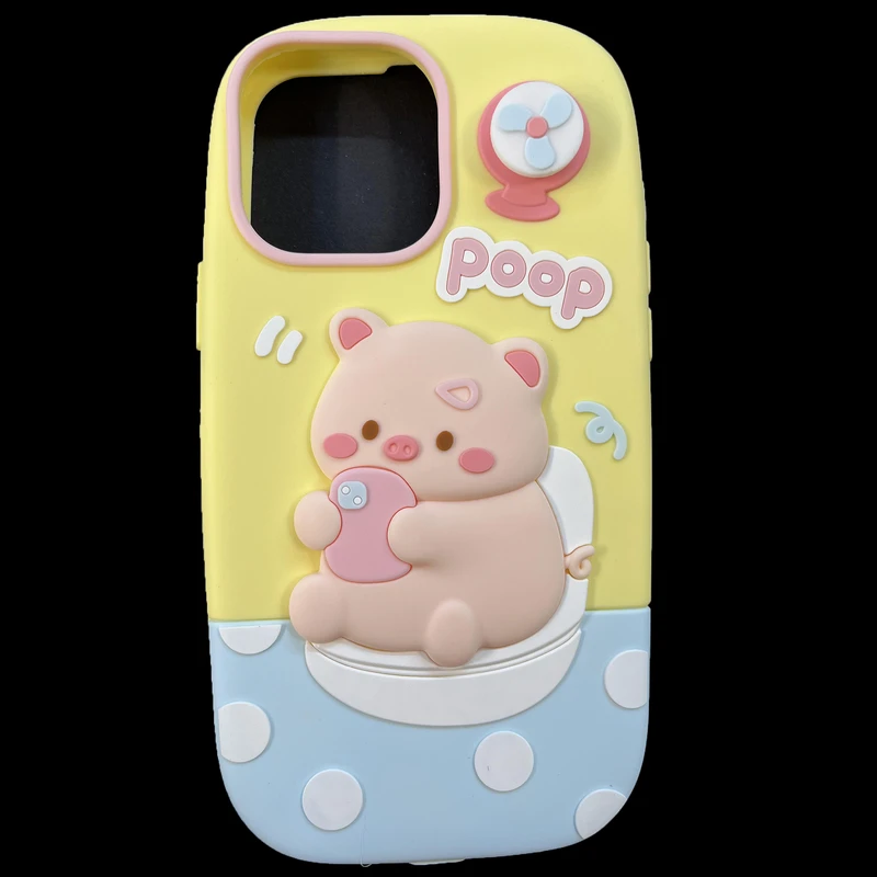 کاور مدل poop مناسب برای گوشی موبایل اپل iphone 14 pro / 15 pro / 13 pro