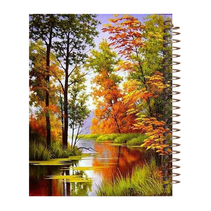 دفتر شکرگزاری طرح طبیعت کد T67