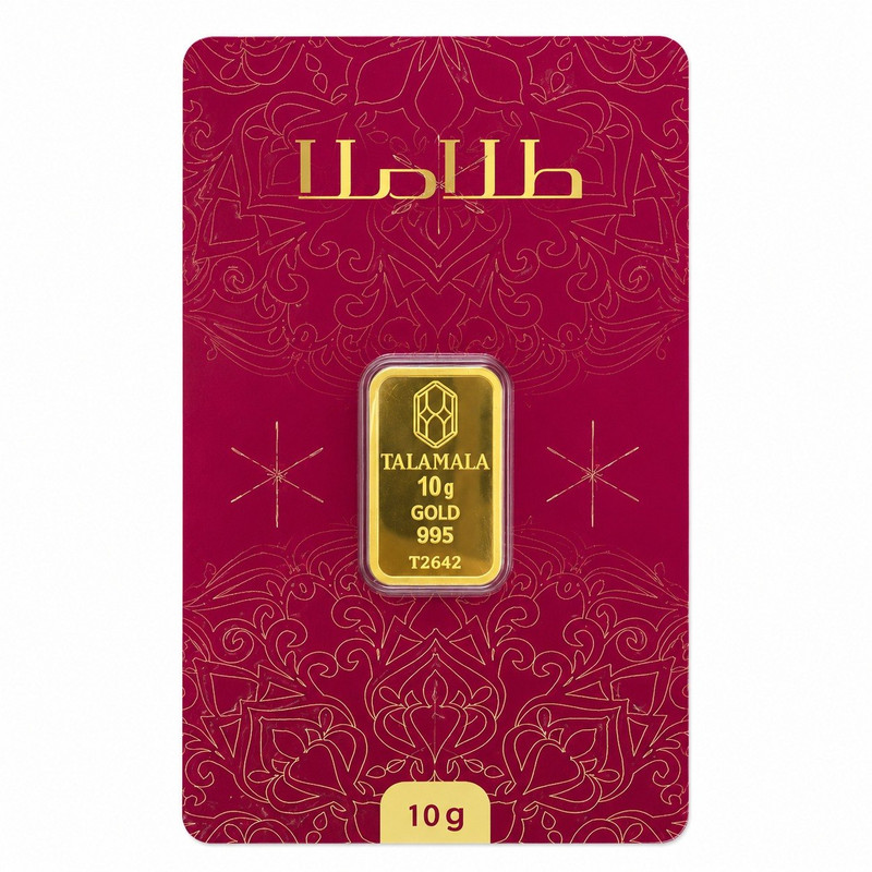 شمش طلا 995 عیار طلا ملا مدل TM10