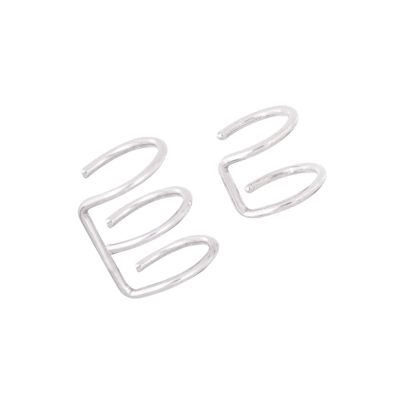 پیرسینگ گوش زنانه پایتخت مدل PS825مجموعه دو عددی