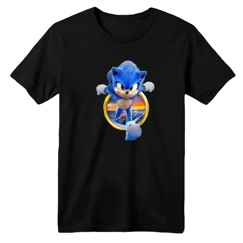 تی شرت آستین کوتاه بچگانه مدل سونیک کد ۱