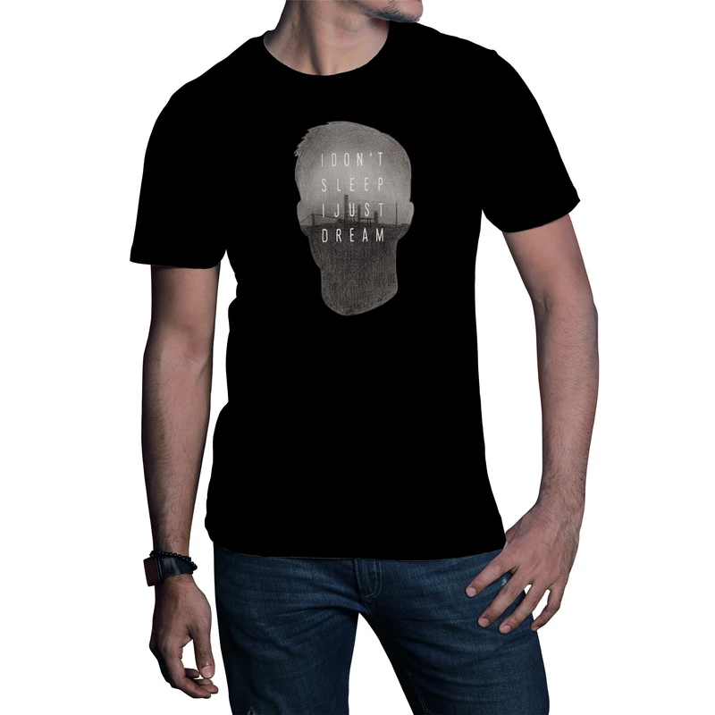 تی‌شرت آستین کوتاه مردانه طرح سریال کاراگاه حقیقی