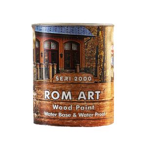 نقد و بررسی رنگ چوب پوشش کامل مشکی روم آرت کد 2238 حجم 1 لیتر توسط خریداران