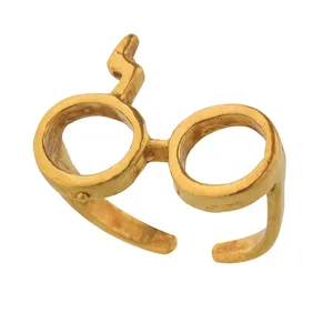 انگشتر زنانه گالری عزیزی طرح هری پاتر مدل 14931