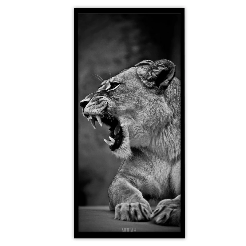 تابلو بکلیت طرح حیات وحش ماده شیر مدل B-S3164