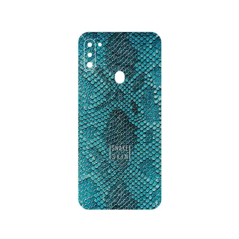 برچسب پوششی ماهوت مدل Blue Snake Skin مناسب برای گوشی موبایل سامسونگ Galaxy A11