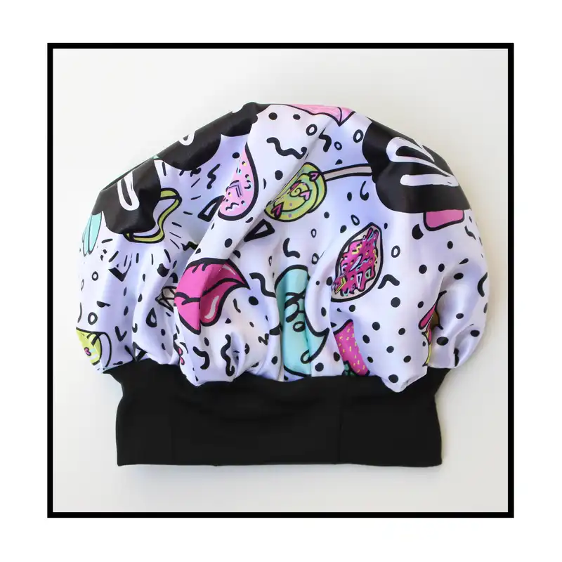 کلاه زنانه تادو مدل خواب کد SKH03 به همراه کش مو و چشم بند