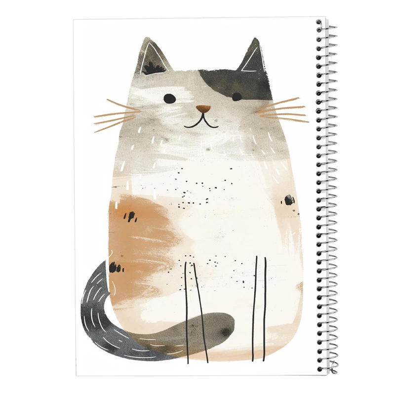 دفتر مشق 50 برگ مدوپد مدل سگ و گربه کد DF17319