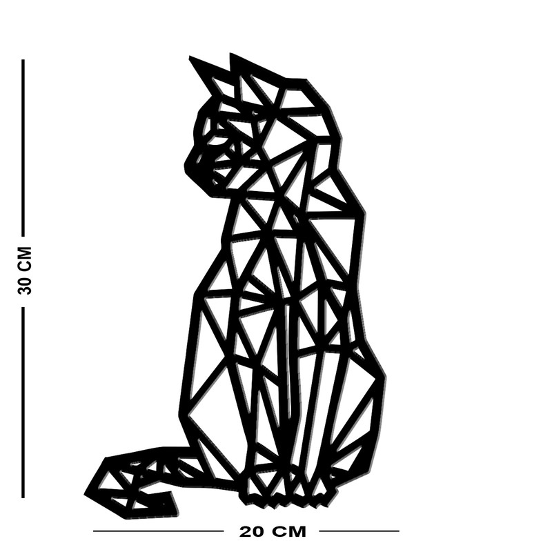 دیوار کوب باروچین مدل گربه کد ws-51