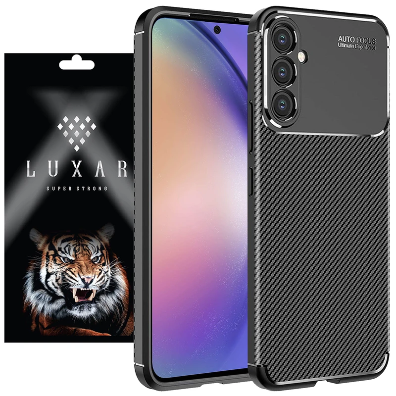 کاور لوکسار مدل Carbon Fiber مناسب برای گوشی موبایل سامسونگ Galaxy A54 / A54 5G