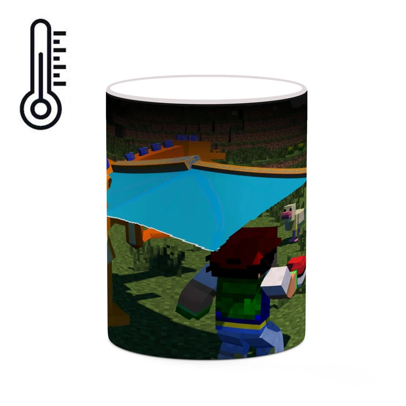 ماگ حرارتی کاکتی طرح ماینکرافت minecraft مدل mgh41039