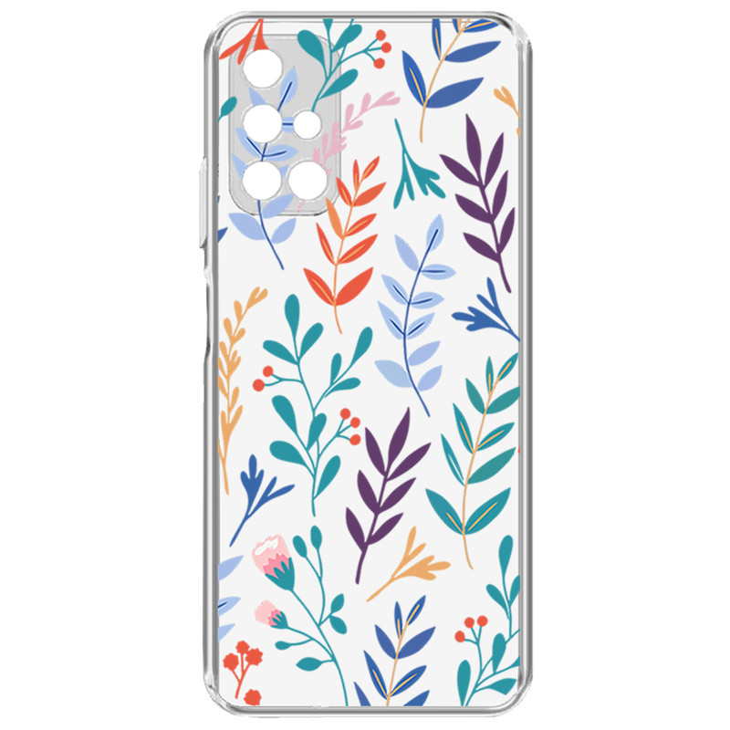 کاور طرح Tiny Leaves مناسب برای گوشی موبایل سامسونگ Galaxy A71