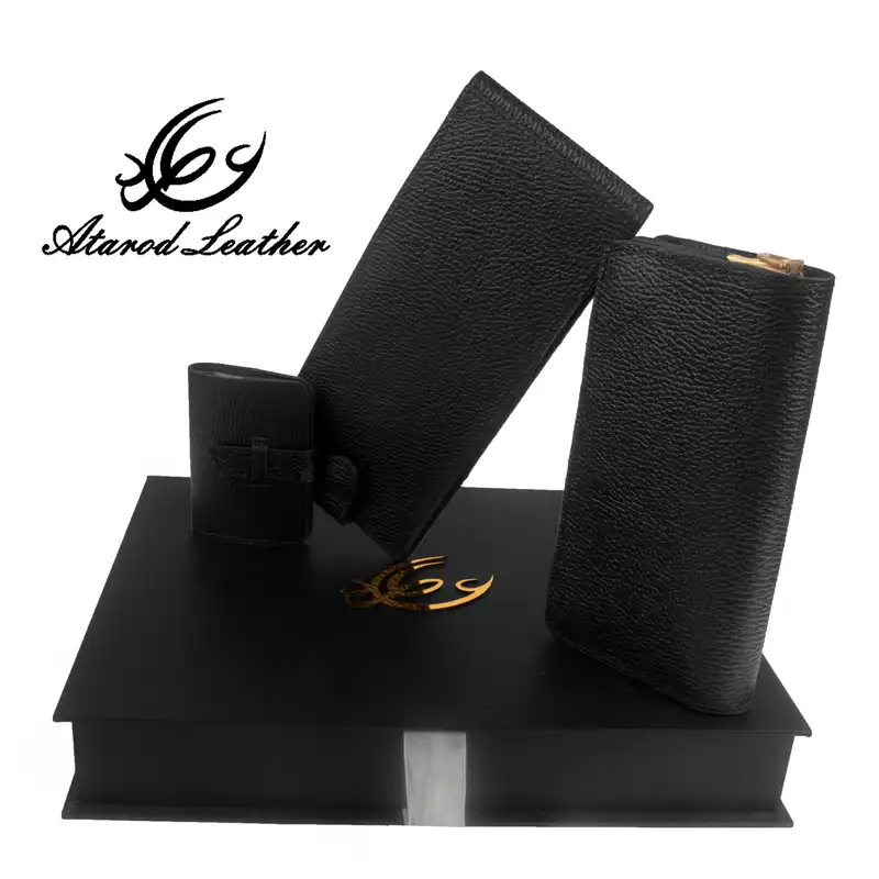 ست هدیه چرم عطارد مدل  چرم طبیعی کد A44