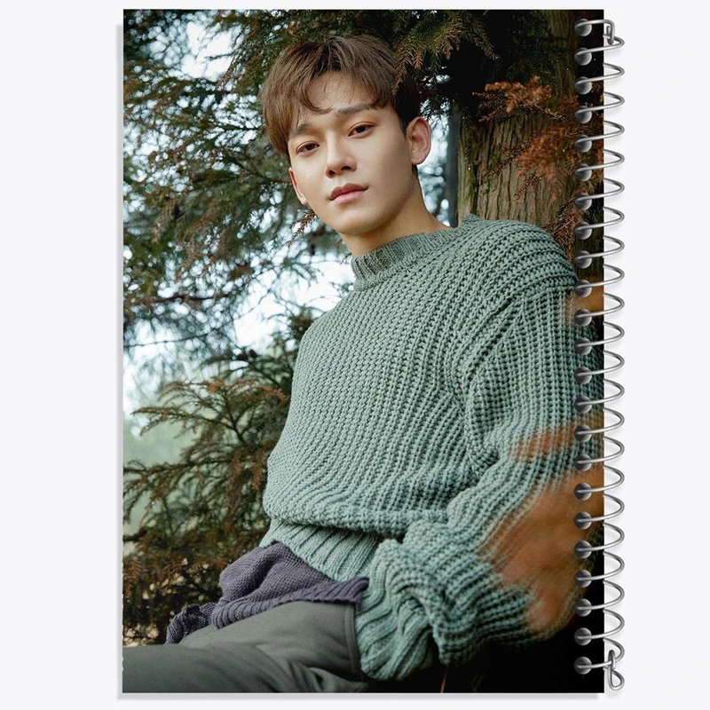 دفتر بولت ژورنال 50 برگ خندالو طرح چن گروه اکسو EXO کد 13353