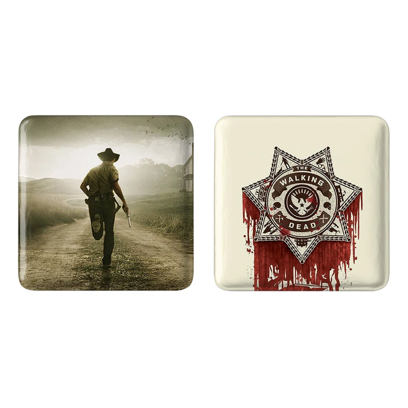 مگنت خندالو طرح سریال مردگان متحرک The Walking Dead کد 1018210188 مجموعه 2 عددی