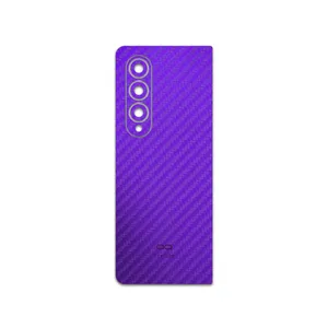 MAHOOT Purple-Fiber Cover Sticker for Samsung Galaxy Z Fold4