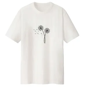 تی شرت زنانه مدل قاصدک کد LL44 S