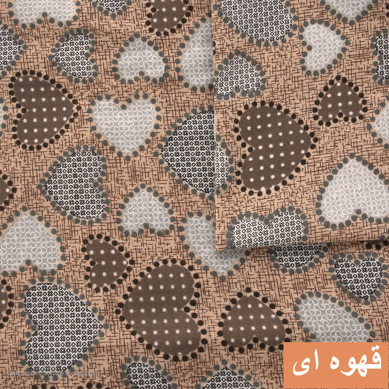 سرویس ملحفه آرین مدل قلب کد Ar160 دو نفره 3 تکه