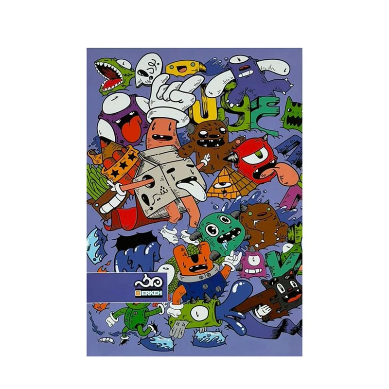 دفتر مشق 50 برگ برکه کد 3104