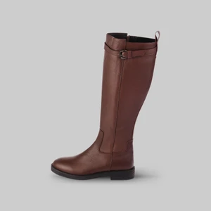 بوت ساق بلند زنانه چرم مشهد مدل j2723-088