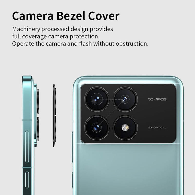 محافظ لنز دوربین آی ویش مدل 3D مناسب برای گوشی موبایل شیائومی Poco X6 Pro