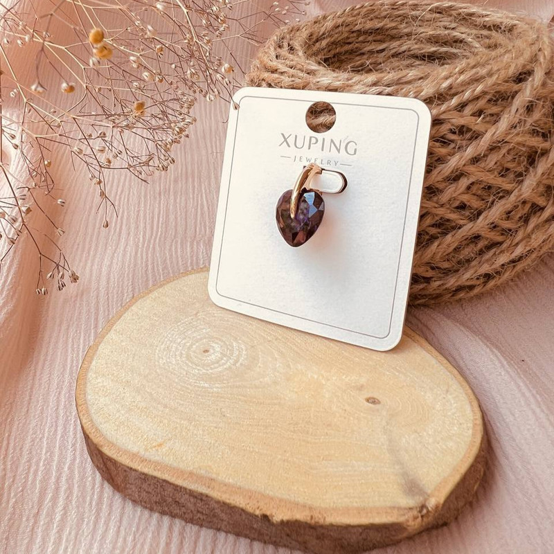 آویز گردنبند زنانه ژوپینگ مدل قلب سوارسکی آویز گردنبند زنانه ژوپینگ مدل قلب سوارسکی