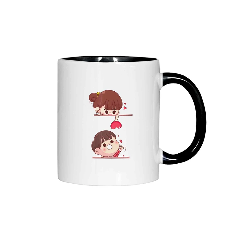 ماگ ژالینو طرح عاشقانه کد 001