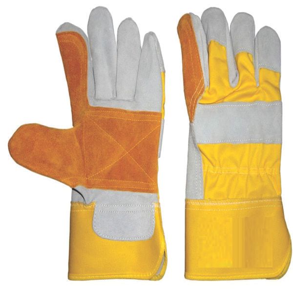 تجریه خرید دستکش ایمنی مدل چرمی کف دوبل