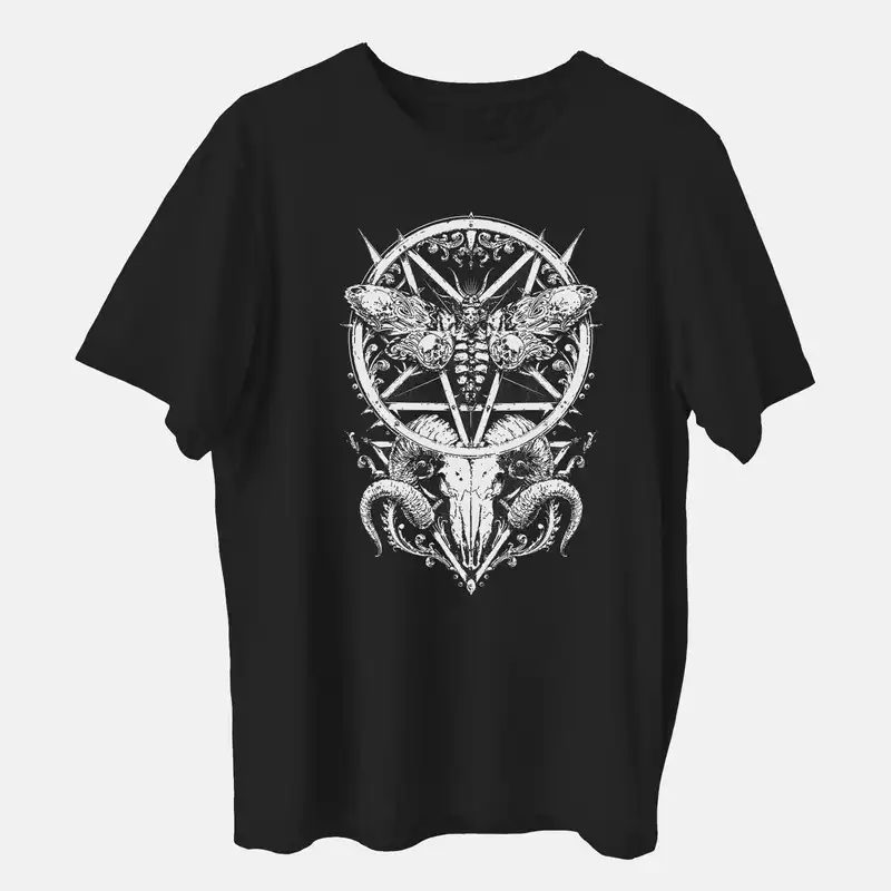 تی شرت آستین کوتاه پسرانه مدل بز ترسناک گنگ لش z251