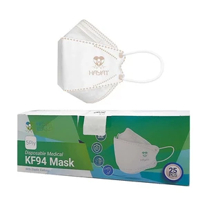 ماسک تنفسی حیات پوشش پاک مدل سه بعدی بسته 25 عددی