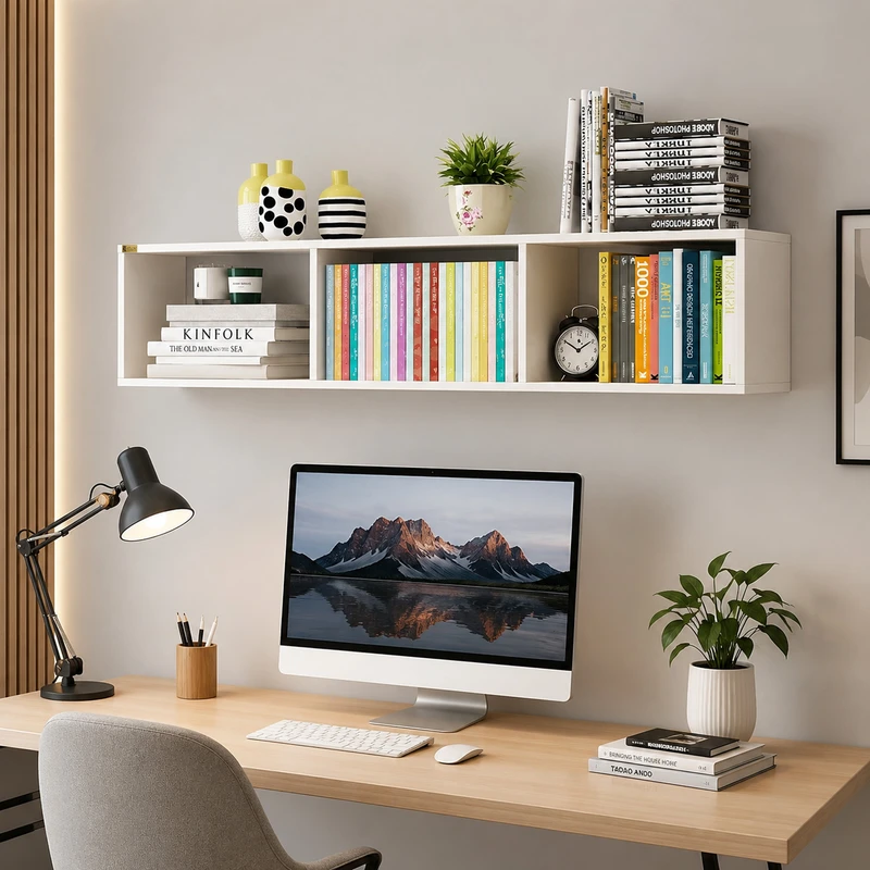 کتابخانه دیواری چوبیکو مدل 990