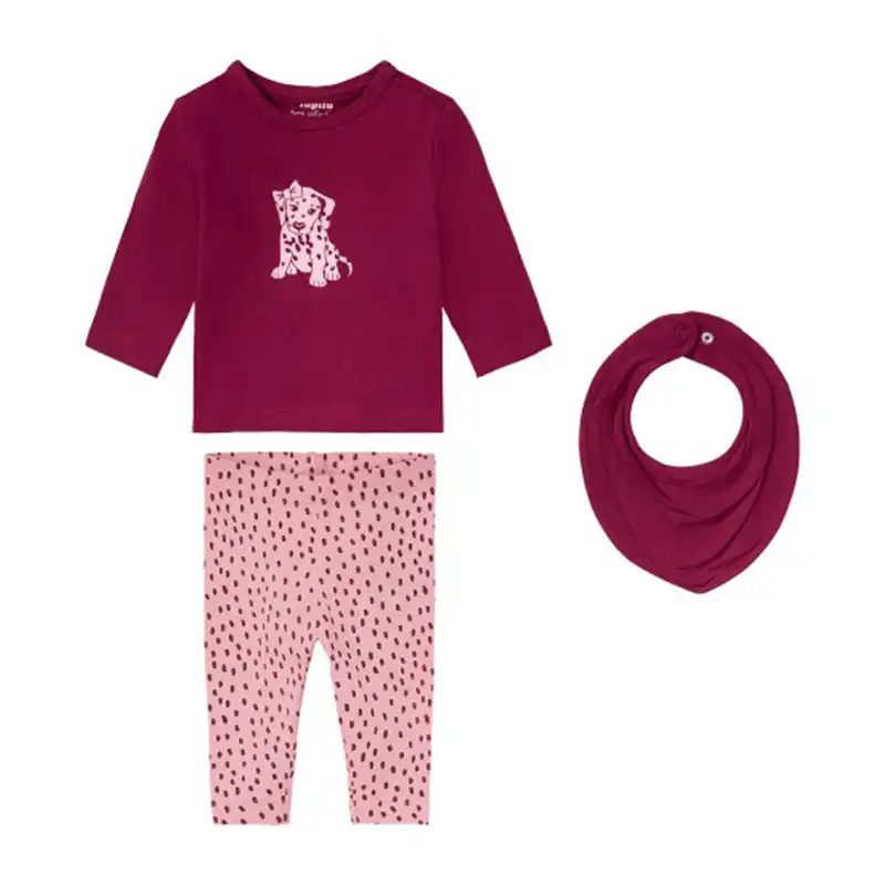 ست 3 تکه لباس نوزادی لوپیلو مدل ببری کد AT300