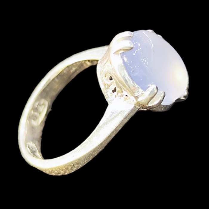 انگشتر نقره زنانه مدل سنگ عقیق یمانی کبود کد 453 انگشتر نقره زنانه مدل سنگ عقیق یمانی کبود کد 453