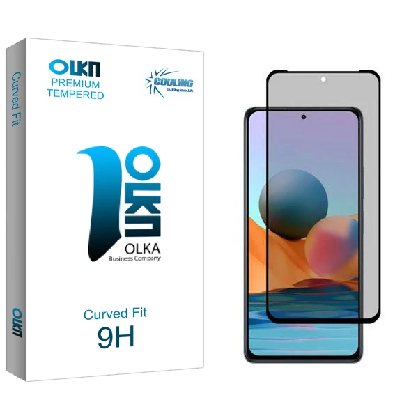 محافظ صفحه نمایش حریم شخصی کولینگ مدل Olka مناسب برای گوشی موبایل شیائومی Redmi Note 10 Pro
