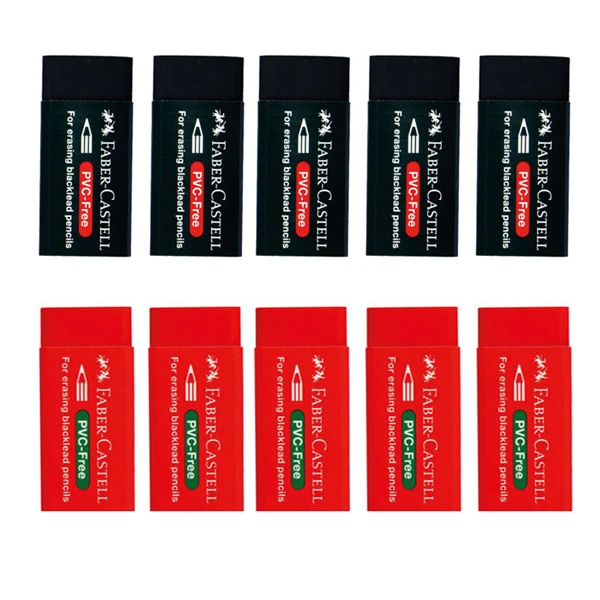 پاک کن فابر کاستل مدل PVC-free بسته 10 عددی