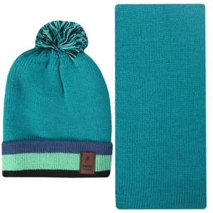 ست کلاه و شال گردن بافتنی بچگانه مدل PJ-106994