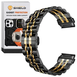 Ultimate Shield 7Row BCK GRM22 Band Compatible with Garmin Fenix 6 / 6 Pro / 6 Sapphire / Fenix 5 / 5 Plus (size 22mm) Smartwatch