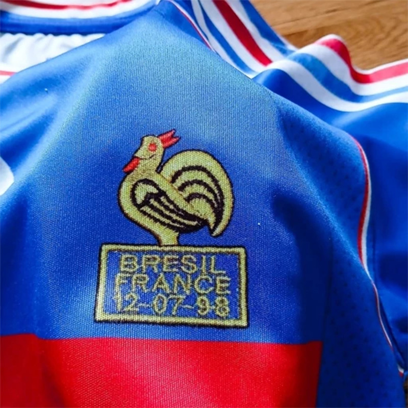 ست تی‌شرت و شلوارک ورزشی پسرانه مدل فرانسه 1998