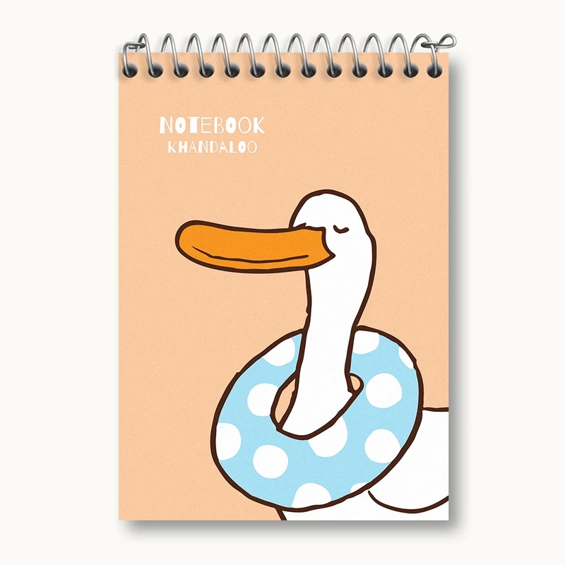 دفتر یادداشت 50 برگ خندالو مدل اردک بامزه کد N1398