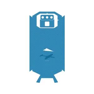 MAHOOT Minimal Paper Airplane Cover Sticker for Doogee S70