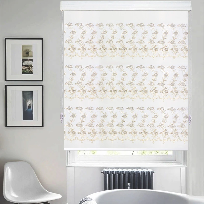 پرده زبرا شب و روز زیو کد VP-65 سایز 130x280 سانتی متر