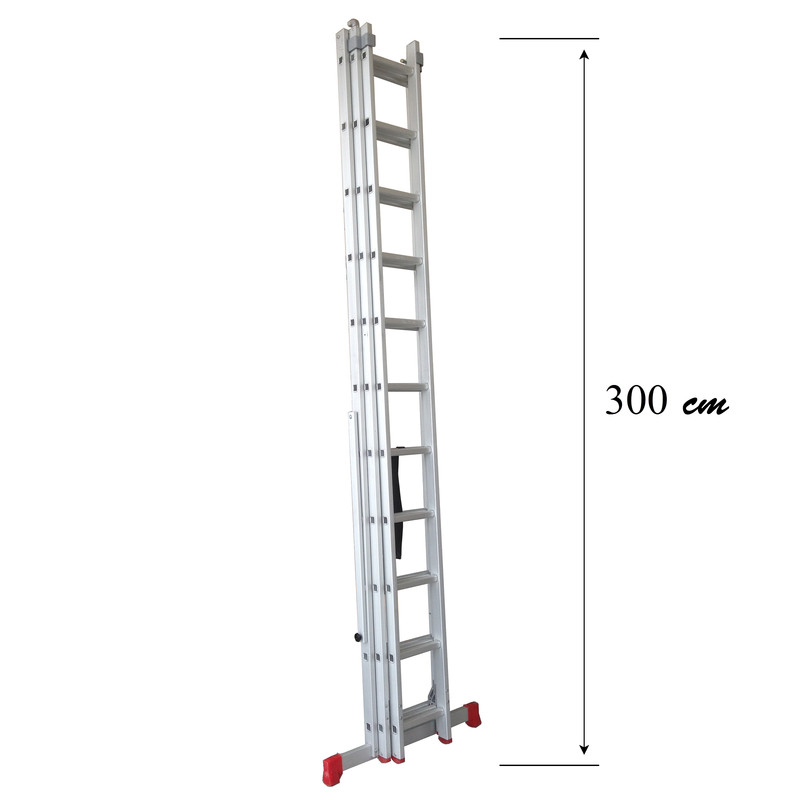 نردبان 33 پله آلوپات مدل دوطرفه کشویی 9m