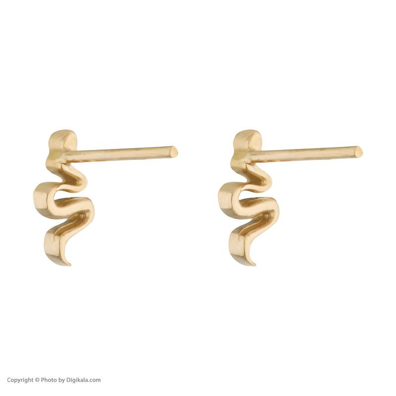 گوشواره طلا 18 عیار دخترانه پرسته مدل we758