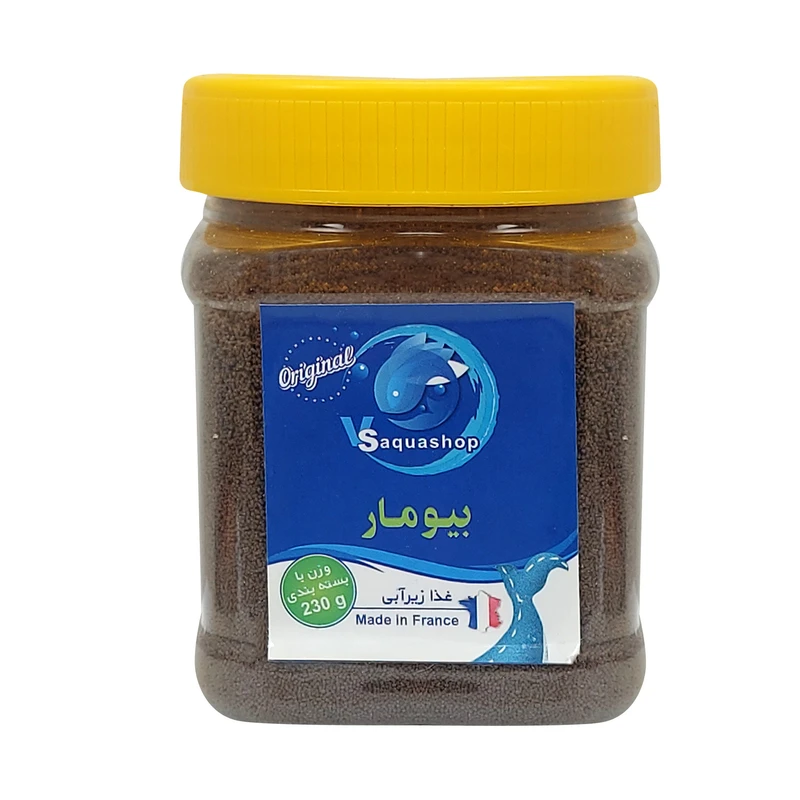 غذا ماهی بیومار وی اس سایز 1.1mm وزن 230 گرم