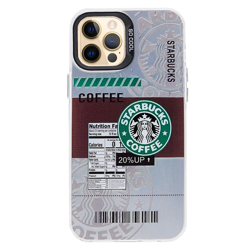 کاور طرح کافی کد2 مناسب برای گوشی موبایل اپل Iphone 12promax