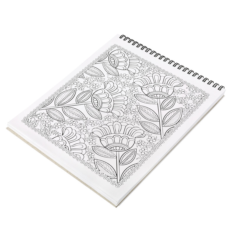 دفتر رنگ آمیزی ماندالا مدل گل